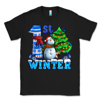 Black first winter with snowman Classic Tee - AdoDesignShop