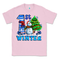 Bubblegum Pink first winter with snowman Classic Tee - AdoDesignShop