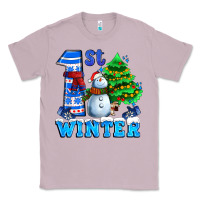 Lilac first winter with snowman Classic Tee - AdoDesignShop