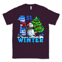 Plum first winter with snowman Classic Tee - AdoDesignShop