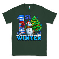 Sports Green first winter with snowman Classic Tee - AdoDesignShop