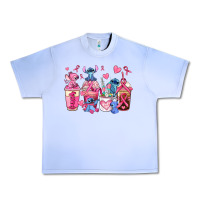 Breast Cancer Stitch Coffee Cups Urban Heavy Tee | Teevron