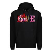 Black valentines day gnomes love Premium Hoodie - RanaPortraitStore