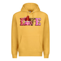 Mustard valentines day gnomes love Premium Hoodie - RanaPortraitStore