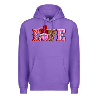 Purple valentines day gnomes love Premium Hoodie - RanaPortraitStore
