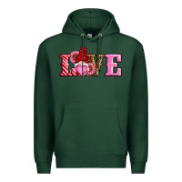 Sports Green valentines day gnomes love Premium Hoodie - RanaPortraitStore
