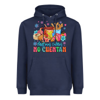 Navy christmas calories no cuentan mexican Heavyweight Hoodie - MaliasSmallBusiness