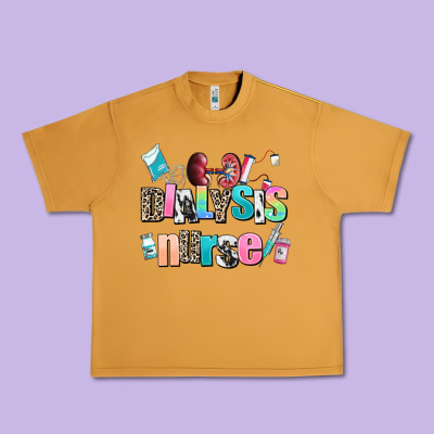 Dialysis Nurse Urban Heavy Tee Designed By Adodesignshop