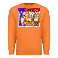 Carrot happy hallothanksmas gnomies Premium Sweatshirt - MaliasSmallBusiness