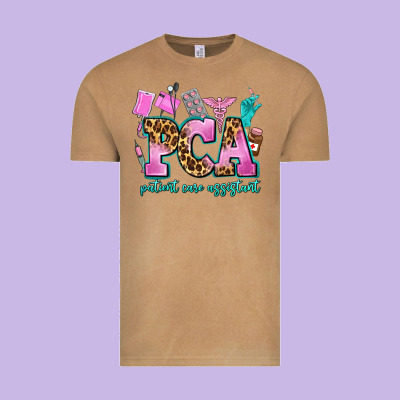 Pca Patient Care Assistant Vintage Tee Designed By Adodesignshop