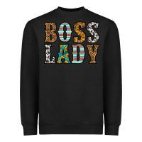 Black western boss lady Heavyweight Sweatshirt - HRA Design Shop