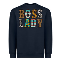 Navy western boss lady Heavyweight Sweatshirt - HRA Design Shop