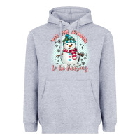 Heather Grey 'tis the season to be freezing Heavyweight Hoodie - MaliasSmallBusiness