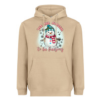 Mushroom 'tis the season to be freezing Heavyweight Hoodie - MaliasSmallBusiness