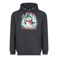 Smoke 'tis the season to be freezing Heavyweight Hoodie - MaliasSmallBusiness