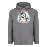 Storm 'tis the season to be freezing Heavyweight Hoodie - MaliasSmallBusiness