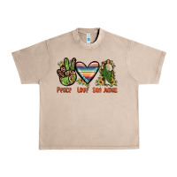 French Oak peace love san judas Urban Heavy Tee - JahusDesignShop
