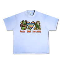 Grape Ice peace love san judas Urban Heavy Tee - JahusDesignShop