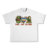 Lunar Rock peace love san judas Urban Heavy Tee - JahusDesignShop