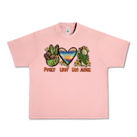 Salmon peace love san judas Urban Heavy Tee - JahusDesignShop