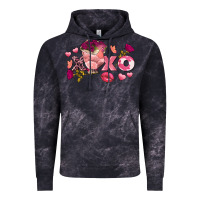 Cloud Black chicken valentine's day xoxo Vintage Hoodie - FaDigitalArtStudio