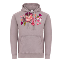 Chicken Valentine's Day Xoxo Vintage Hoodie | Teevron
