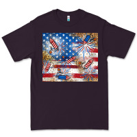 Plum American Premium Tee - RanaPortraitStore