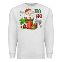 Oatmeal Heather ho ho ho gnome santa coffee cup Premium Sweatshirt - MaliasSmallBusiness