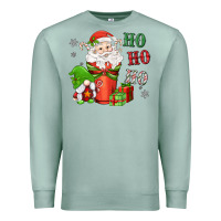 Seafoam ho ho ho gnome santa coffee cup Premium Sweatshirt - MaliasSmallBusiness