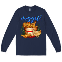 Navy nuggets Long Sleeve Tee - AdoDesignShop