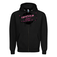 Black competition Zipper Hoodie - MaliasSmallBusiness