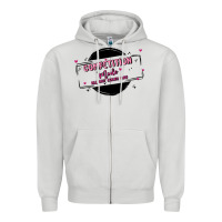 Dove Grey competition Zipper Hoodie - MaliasSmallBusiness