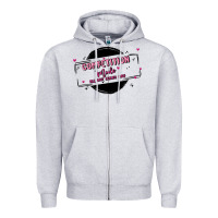 Heather Grey competition Zipper Hoodie - MaliasSmallBusiness