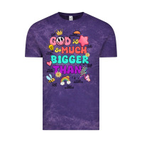Cloud Purple god is bigger design Vintage Tee - JahusDesignShop