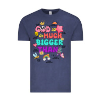 Vintage Denim god is bigger design Vintage Tee - JahusDesignShop