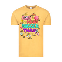 Vintage Mustard god is bigger design Vintage Tee - JahusDesignShop