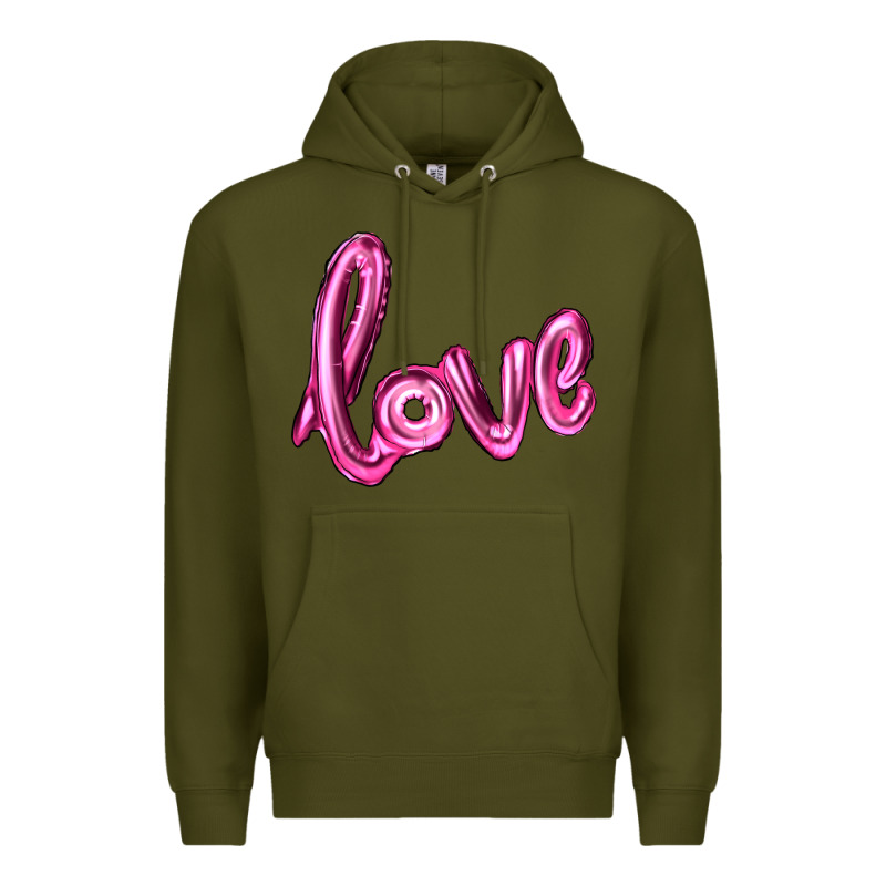 Valentines Day Love Balloon Premium Hoodie by RanaPortraitStore | Teevron