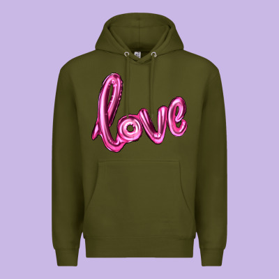 Valentines Day Love Balloon Premium Hoodie Designed By Ranaportraitstore