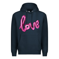 Navy valentines day love balloon Premium Hoodie - RanaPortraitStore