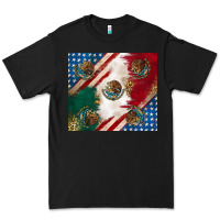 Black American with mexican flag Premium Tee - RanaPortraitStore