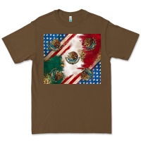 Cacao American with mexican flag Premium Tee - RanaPortraitStore