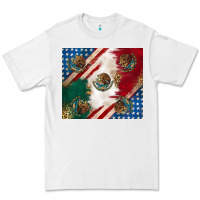 White American with mexican flag Premium Tee - RanaPortraitStore