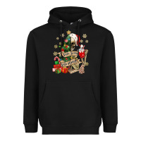 Black sorta scary sorta merry skeleton christmas tree Heavyweight Hoodie - MaliasSmallBusiness