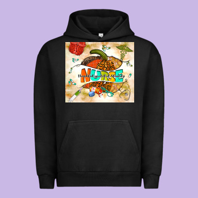 Fall Nurse Pumpkin Urban Hoodie Designed By Tumblerdesignbyshophia