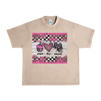 French Oak peace love racing Urban Heavy Tee - JahusDesignShop