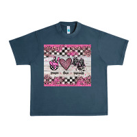 Midnight Navy peace love racing Urban Heavy Tee - JahusDesignShop