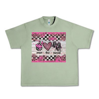 Oil Green peace love racing Urban Heavy Tee - JahusDesignShop