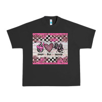 Pigment Black peace love racing Urban Heavy Tee - JahusDesignShop