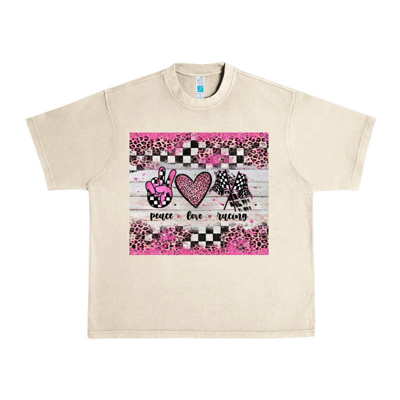 Peace Love Racing Urban Heavy Tee by JahusDesignShop | Teevron