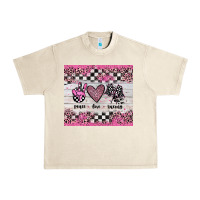 Sandshell peace love racing Urban Heavy Tee - JahusDesignShop